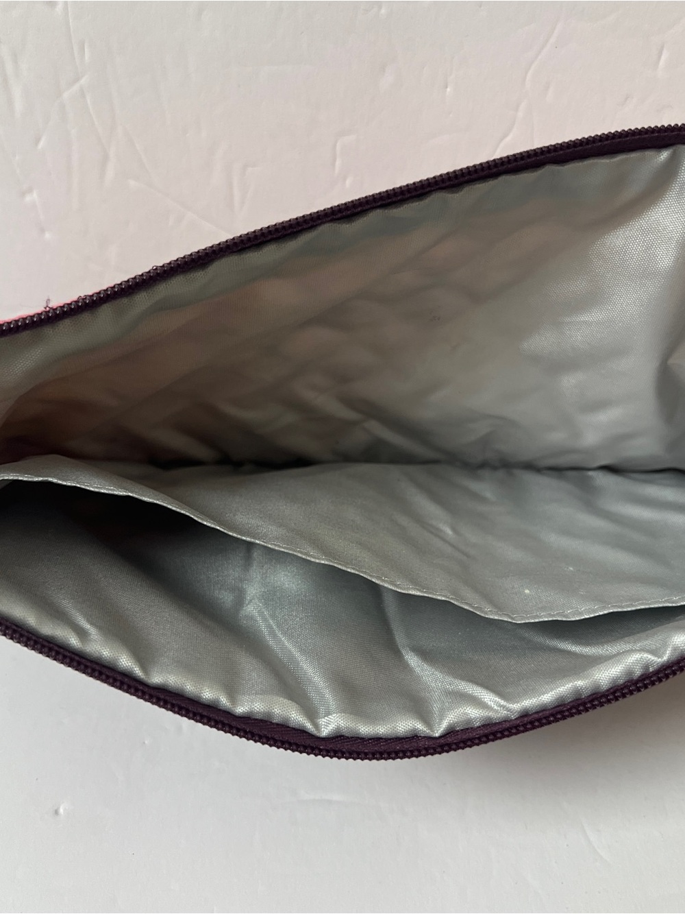 Hot Stuff Quilted Cosmetic Pouch - Pink & Purple Paisley - Picture 5 of 9